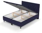 Premium Polsterbett Suzelle Blau - Breite: 200 cm