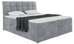 Boxspringbett Drago Grau - Breite: 140 cm - H3