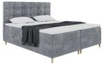 Boxspringbett Dico Grau - Breite: 180 cm - H4