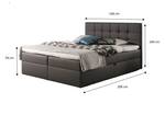 Boxspringbett TREZO 1 MA996 140cm Grau