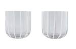 Verre - Lot de 2 blanc Blanc