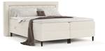 Boxspringbett Avani mit Latex-Topper Beige - Breite: 140 cm