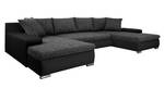 Ecksofa Boca U Form Dunkelgrau - Breite: 150 cm