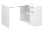 Bureau Robin blanc Blanc - Bois manufacturé - 120 x 75 x 60 cm