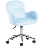 Chaise de bureau PRIDDY Bleu - Bleu clair