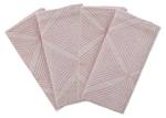 4er Set Geschirrtücher Porto Pink - Textil - 50 x 1 x 70 cm