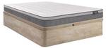 Matratzen-Bettgestell-Set ASGARD Beige - Holzwerkstoff - 160 x 30 x 200 cm