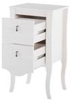 Armoires latérales ELISABETH SCAB45 2D Blanc - Matière plastique - Bois massif - 45 x 82 x 36 cm