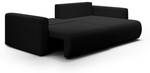 Ecksofa Achim Mini Schwarz