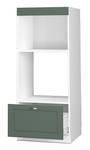 Armoire micro-ondes Fame-Line 38531 Vert foncé - Blanc