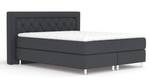 Boxspringbett Lavello Schwarz - Breite: 180 cm