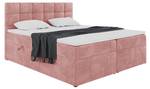 Boxspringbett Tapo 1 Rosé - Breite: 160 cm - H3