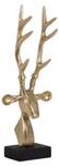 Ornament Reindeer Head Gold