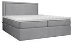 Premium Boxspringbett Jodan Stoff Megan Grau - Breite: 182 cm