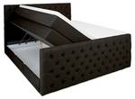 Boxspringbett HOLLYWOOD mit Bettkasten Schwarz - Breite: 200 cm