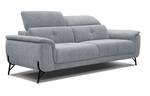 Sofa Avena (3-Sitzer) Silber / Grau - Silbergrau