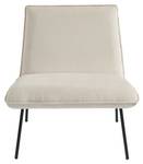 Fauteuil POLA Beige - Textile - 73 x 70 x 69 cm