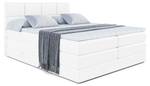 Boxspringbett ARDENI KING Hochglanz Weiß - Breite: 180 cm