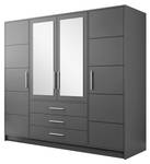 Kleiderschrank Bali 4D Graphit