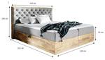 Boxspringbett TERRIE Hellgrau