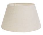 Lampenschirm rund Livigno- 40 Weiß - Textil - 30 x 22 x 40 cm