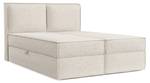 Boxspringbett Bergen Beige - Breite: 200 cm