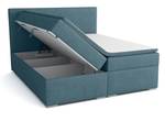 Boxspringbett Doppelbett Ennis Blau - Breite: 200 cm