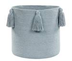 Panier enfant en coton, POM POM MEDIUM Bleu