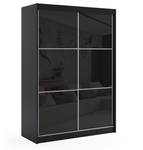 Kleiderschrank VIVI Schwarz - Breite: 150 cm