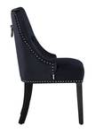 Chaise de salle à manger Windsor 4 pièce Noir