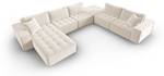 modulares U-Formsofa MIKE 8 Sitzplätze Beige