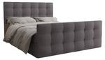 Boxspringbett MULAN 2 Grau - Breite: 185 cm