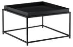 Beistelltisch Lipizza Schwarz - Metall - 59 x 36 x 59 cm