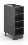 Armoire basse Fame anthracite Anthracite