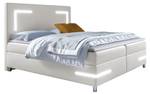 Boxspringbett Delos LED Weiß - Breite: 202 cm