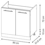 Spülenunterschrank  Fame-Line 48805 Anthrazit - Dunkelblau