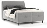 Boxspringbett Lupus Grau - Breite: 180 cm