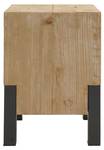 Beistelltisch L76b Braun - Holzwerkstoff - Metall - Holzart/Dekor - Holz teilmassiv - 32 x 46 x 32 cm