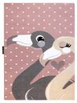 Tapis Petit Flamingos CŒurs Ros 180 x 270 cm