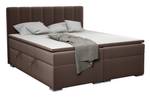 Boxspringbett Doppelbett Monaco Dunkelbraun - Breite: 160 cm