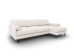 Schlaf-Ecksofa + Box SCOTT 5 Sitzplätze Beige