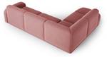 Ecksofa ERIN 4 Sitzplätze Pink