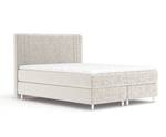 Boxspringbett Casone Ecru - Breite: 140 cm