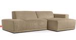 Rechts Ecksofa MUDI Beige - Armlehne davorstehend rechts - Ecke davorstehend rechts - Ottomane davorstehend rechts