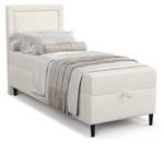 Boxspringbett Alma Creme - Breite: 90 cm - H3