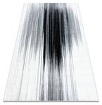 Tapis Argent W9571 Abstraction Blan Blanc - Matière plastique - Textile - 200 x 1 x 290 cm