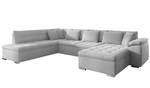 Ecksofa Niko Aluminium - Ecke davorstehend rechts