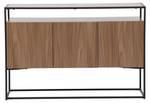 Vitrine KINGSPORT SC120 3D Marron - Bois massif - Bois/Imitation - 120 x 80 x 45 cm