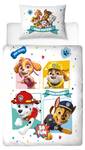 Kinderbettwäsche Paw Patrol Weiß - Textil - 100 x 135 x 1 cm