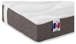 Matelas et sommier tapissier VICTOIRE Blanc - Bois manufacturé